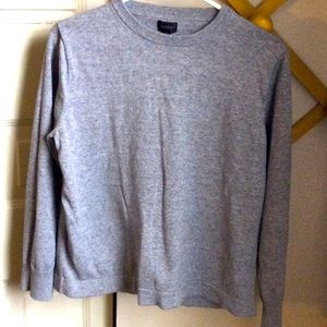 J Crew Men's Cotton Crewneck Sweater In Garter Stitch Size M